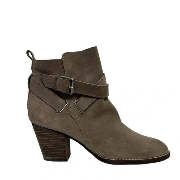 Sam Edelman Morris Suede‎ Leather Winter Fall Casual Chic Ankle Booties Brown - Picture 5 of 13